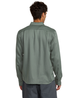 The RVCA Mens Vacancy Utility Shirt in Jade