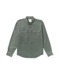 The RVCA Mens Vacancy Utility Shirt in Jade