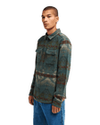 The RVCA Mens Dayshift Blanket Flannel Shirt in Hunter Green