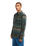 The RVCA Mens Dayshift Blanket Flannel Shirt in Hunter Green