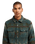 The RVCA Mens Dayshift Blanket Flannel Shirt in Hunter Green