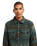 The RVCA Mens Dayshift Blanket Flannel Shirt in Hunter Green