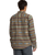 The RVCA Mens Dayshift Blanket Flannel Shirt in Mushroom