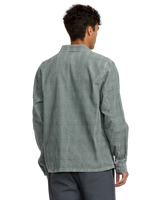 The RVCA Mens Adams Overshirt in Lead