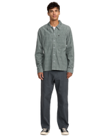 The RVCA Mens Adams Overshirt in Lead