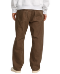 The RVCA Dayshift 5 Pocket Trousers in Bombay Brown | Available at Anns Cottage