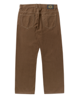 The RVCA Dayshift 5 Pocket Trousers in Bombay Brown | Available at Anns Cottage