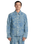 The RVCA Mens Boro Dayshift Jacket in Bleached Indigo
