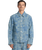 The RVCA Mens Boro Dayshift Jacket in Bleached Indigo