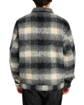 The RVCA Mens Dayshift Flannel Jacket in Black