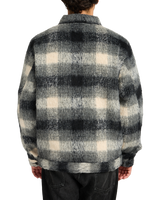 The RVCA Mens Dayshift Flannel Jacket in Black