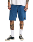 The RVCA Mens Dayshift Denim Shorts in Blue Collar