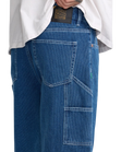 The RVCA Mens Dayshift Denim Shorts in Blue Collar