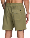 The RVCA Mens VA Pigment Boardshorts in Martini Olive