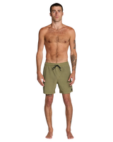 The RVCA Mens VA Pigment Boardshorts in Martini Olive