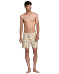 The RVCA Exotica Elastic 2 Walkshorts in Natural | Available at Anns Cottage