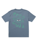 The RVCA Mens Lauryn Alvarez Eye Swirl T-Shirt in Vintage Navy