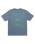 The RVCA Mens Lauryn Alvarez Eye Swirl T-Shirt in Vintage Navy