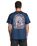 The RVCA Mens Palmgrove T-Shirt in Moody Blue