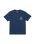 The RVCA Mens Palmgrove T-Shirt in Moody Blue
