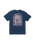 The RVCA Mens Palmgrove T-Shirt in Moody Blue
