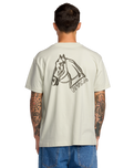 The RVCA Mens KSL Pocket T-Shirt in Ceramic