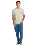 The RVCA Mens KSL Pocket T-Shirt in Ceramic