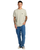 The RVCA Mens KSL Pocket T-Shirt in Ceramic