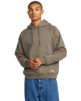 The RVCA Mens Dayshift Hoodie in Mushroom