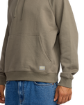 The RVCA Mens Dayshift Hoodie in Mushroom