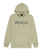 The RVCA Mens Big RVCA Hoodie in Light Khaki
