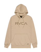 The RVCA Mens Big RVCA Hoodie in Light Olive