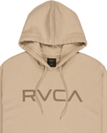 The RVCA Mens Big RVCA Hoodie in Light Olive