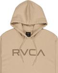 The RVCA Mens Big RVCA Hoodie in Light Olive