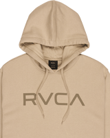 The RVCA Mens Big RVCA Hoodie in Light Olive