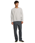 The RVCA Mens Dayshift 2 Sweatshirt in Ash Heather