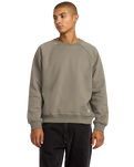 The RVCA Mens Dayshift 2 Sweatshirt in Mushroom