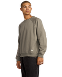 The RVCA Mens Dayshift 2 Sweatshirt in Mushroom