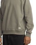 The RVCA Mens Dayshift 2 Sweatshirt in Mushroom