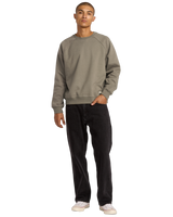The RVCA Mens Dayshift 2 Sweatshirt in Mushroom
