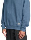 The RVCA Mens Dayshift 2 Sweatshirt in Vintage Navy