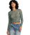 The RVCA Womens River Top in Sea Green