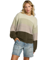 The RVCA Womens Ty Jumper in Cypress Green