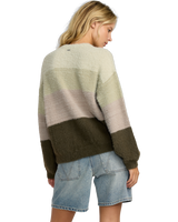 The RVCA Womens Ty Jumper in Cypress Green