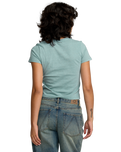 The RVCA Womens Forever T-Shirt in Blue Haze