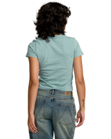 The RVCA Womens Forever T-Shirt in Blue Haze