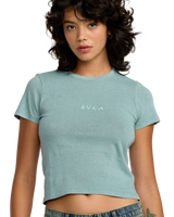 The RVCA Womens Forever T-Shirt in Blue Haze
