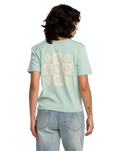 The RVCA Womens Daily T-Shirt in Mist Blue