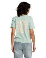 The RVCA Womens Daily T-Shirt in Mist Blue