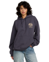 The RVCA Womens Baggie Hoodie in Gravel